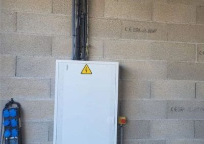 Photo d'un coffret électrique fermé